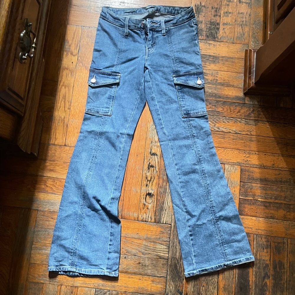 these are jeans from target they are low rise flares